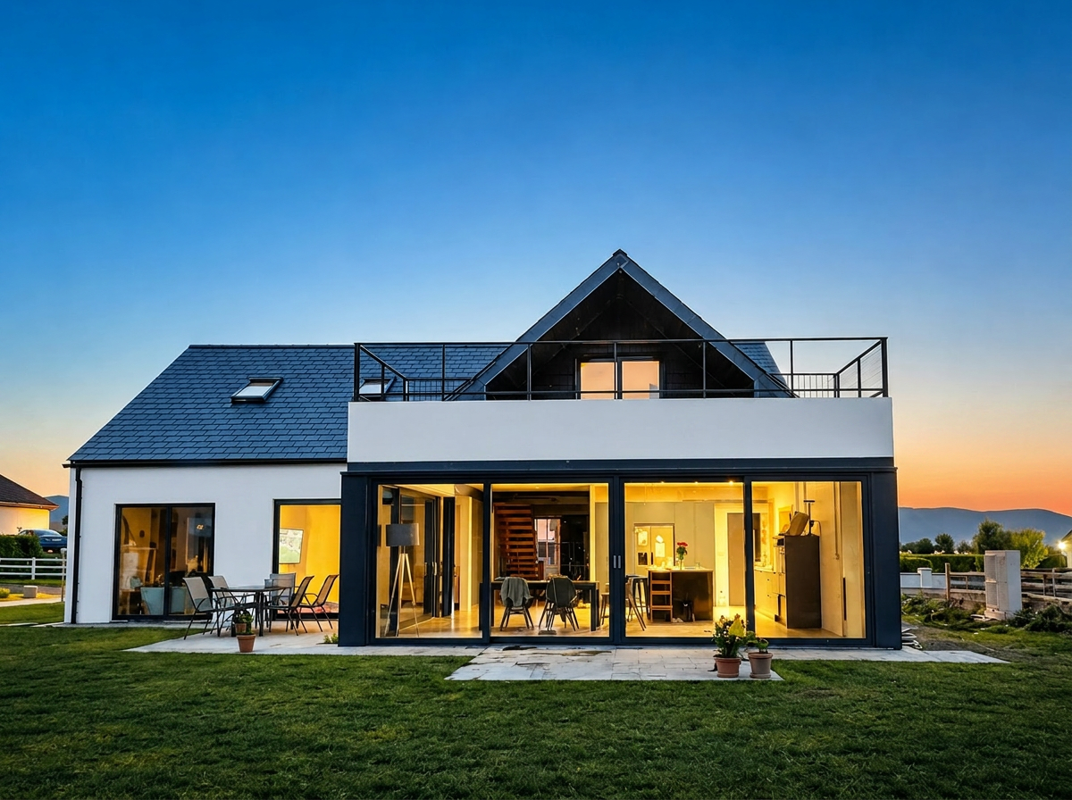 Completed Licore home — front view