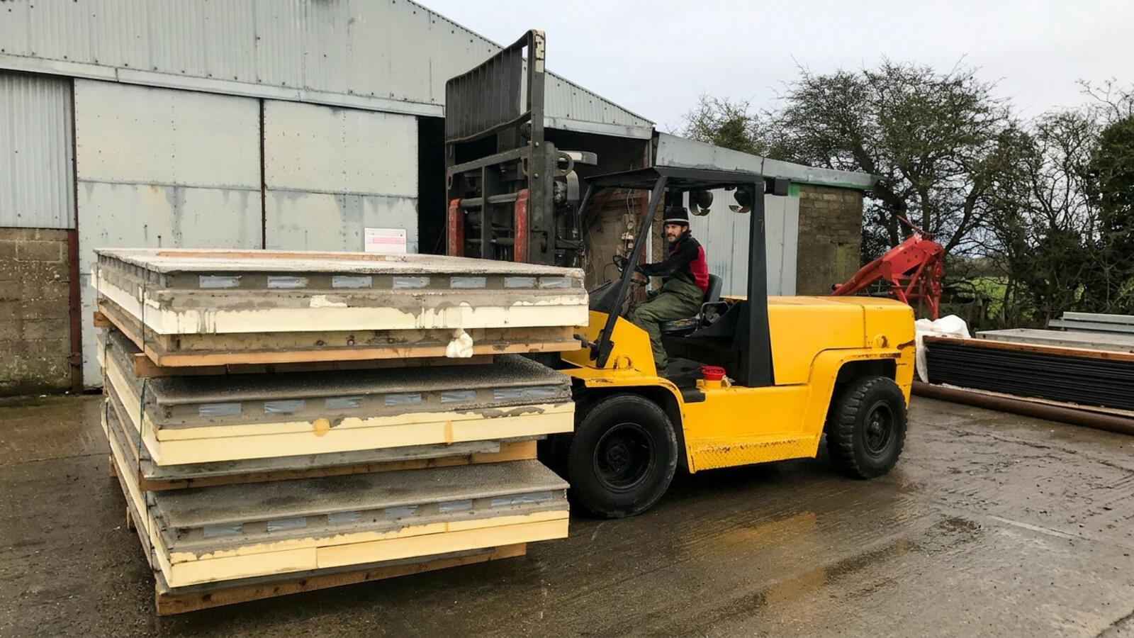 Panels Leaving the Yard