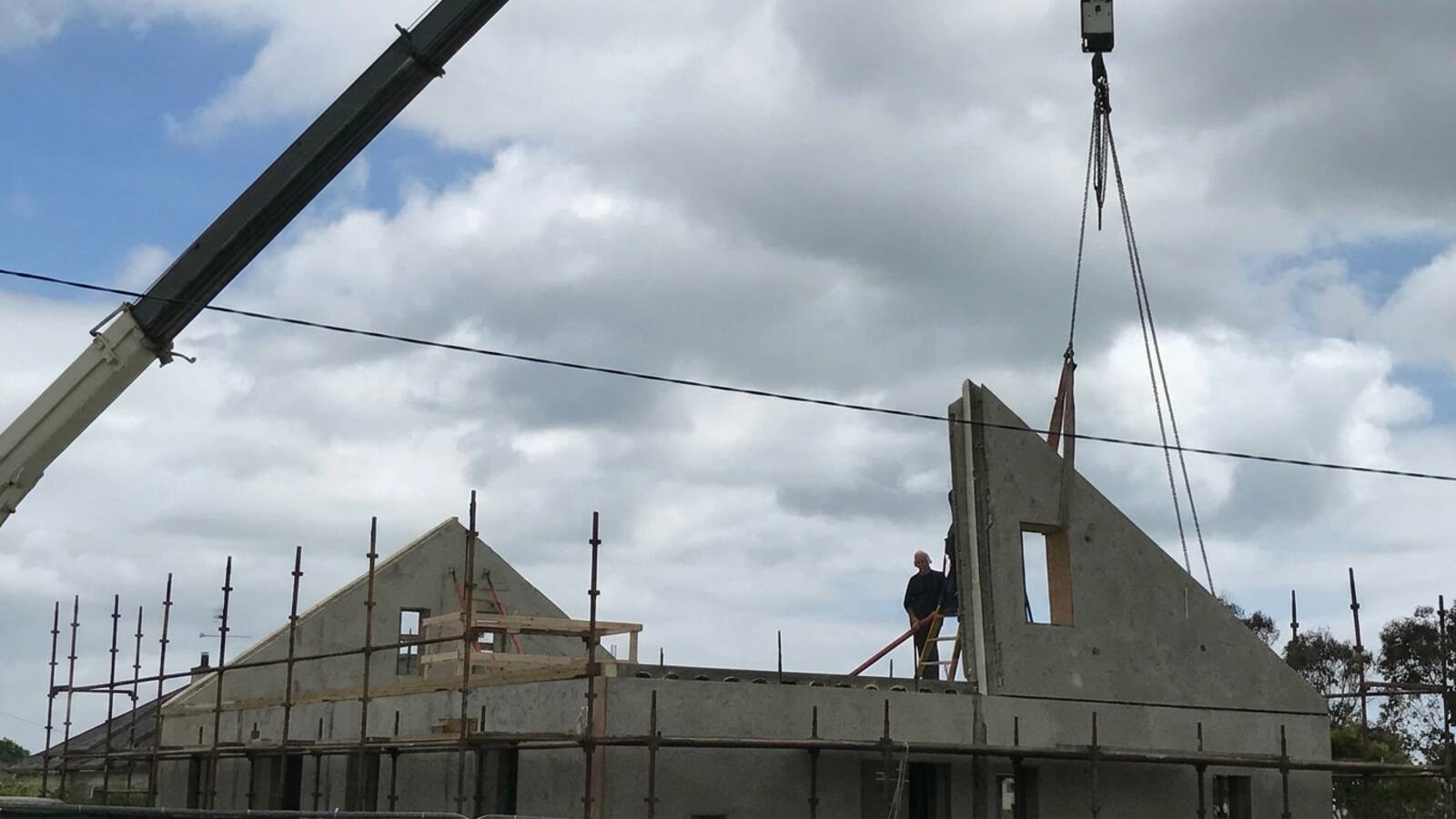 Gable Going Up