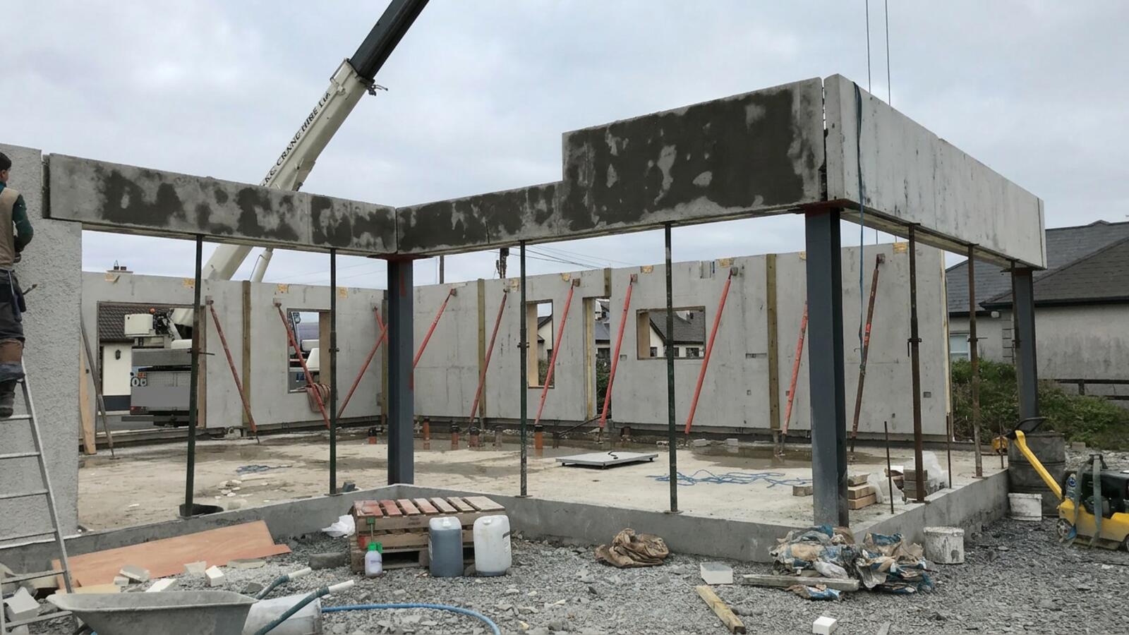 Panels Craned In