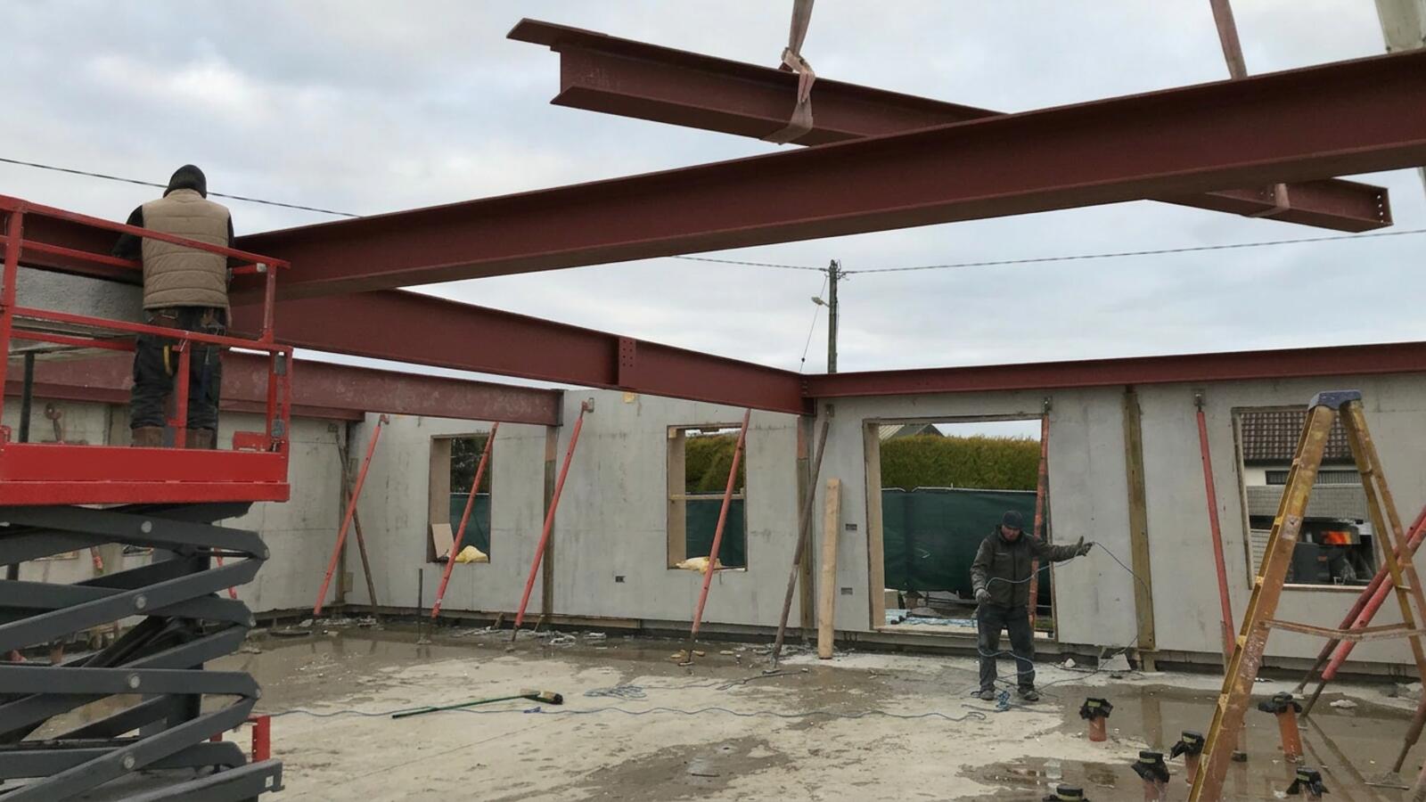 Steel Frame Rising